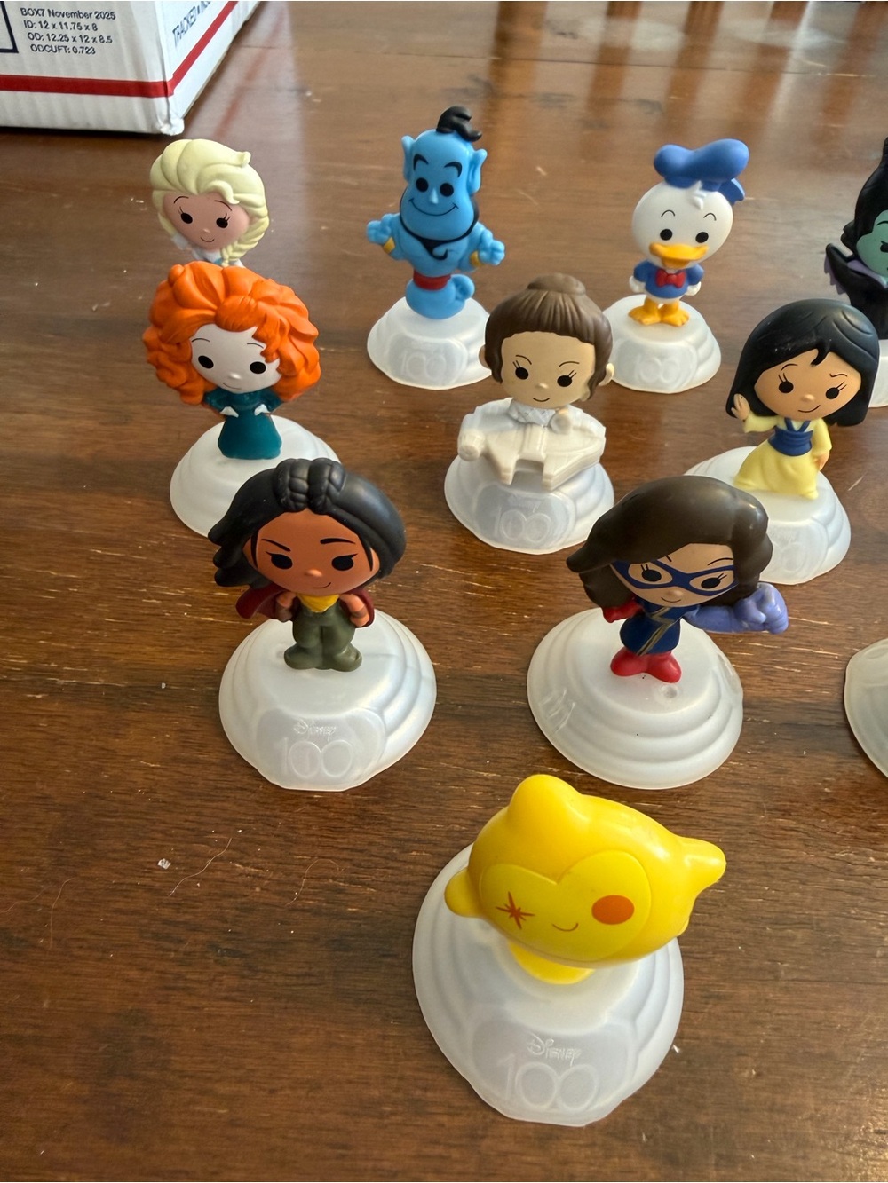 McDonald’s Disney 100 Mini Figurines Lot of 17 Princesses Stitch Woody Donald - Picture 2 of 7